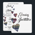 Tartan Evening Invitation<br><div class="desc">Matching items available.</div>