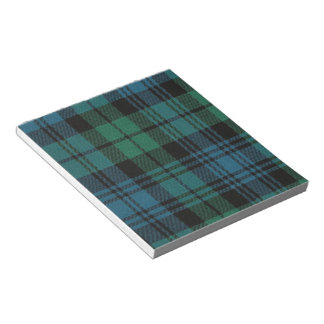 Tartan Fabric 5.5" x 6" Notepad - 40 pages