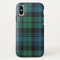 Tartan Fabric Case-Mate Tough iPhone X Case