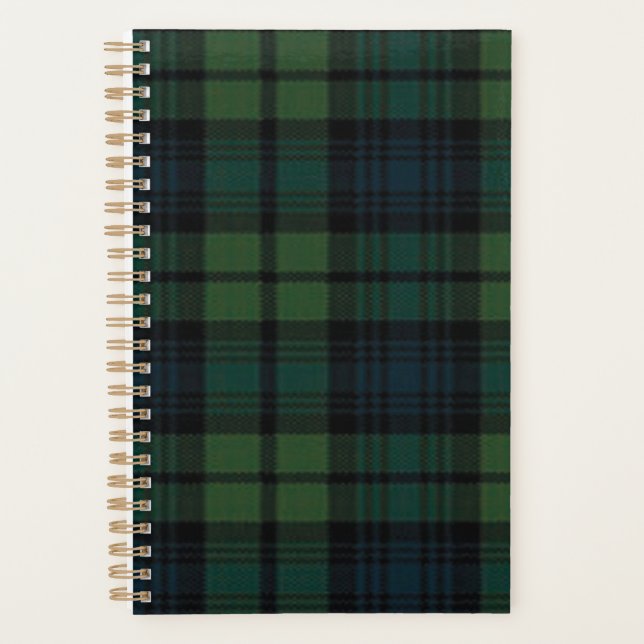 Tartan Fabric Planner (Front)