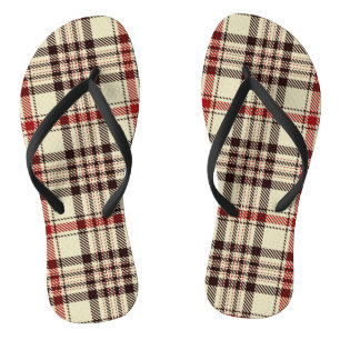 Tartan Flip Flops