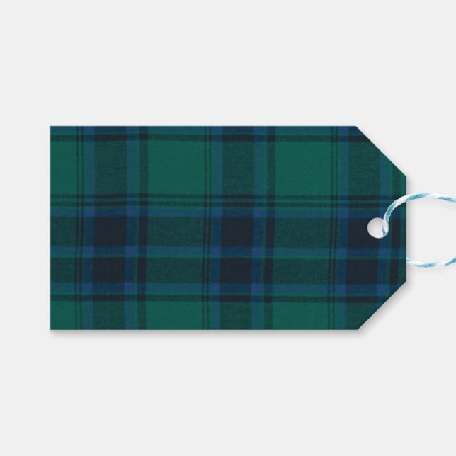 Tartan Gift Tag (Front (Horizontal))