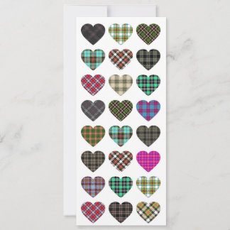 Tartan Heart Wedding Invite