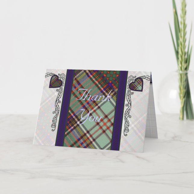 Tartan & hearts - Thank you - Anderson (Front)
