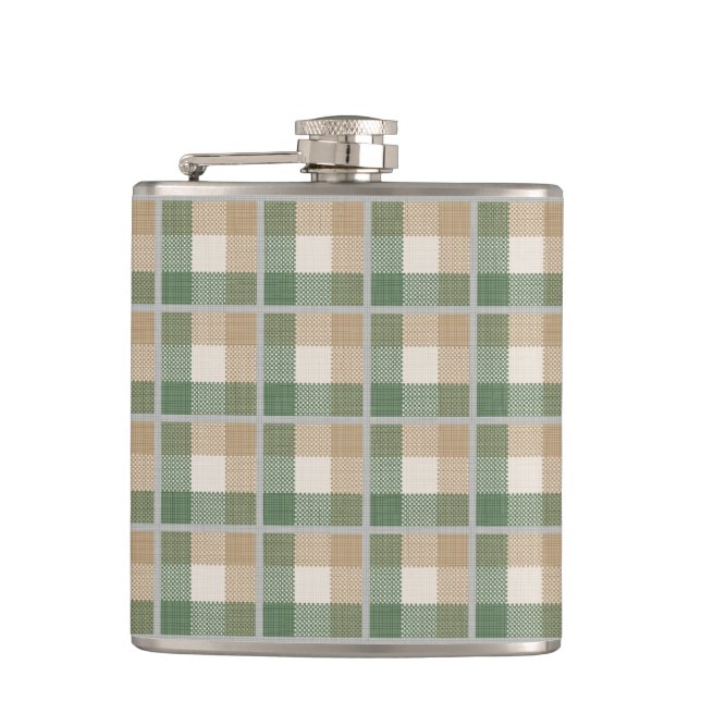 Tartan Hip Flask (Front)