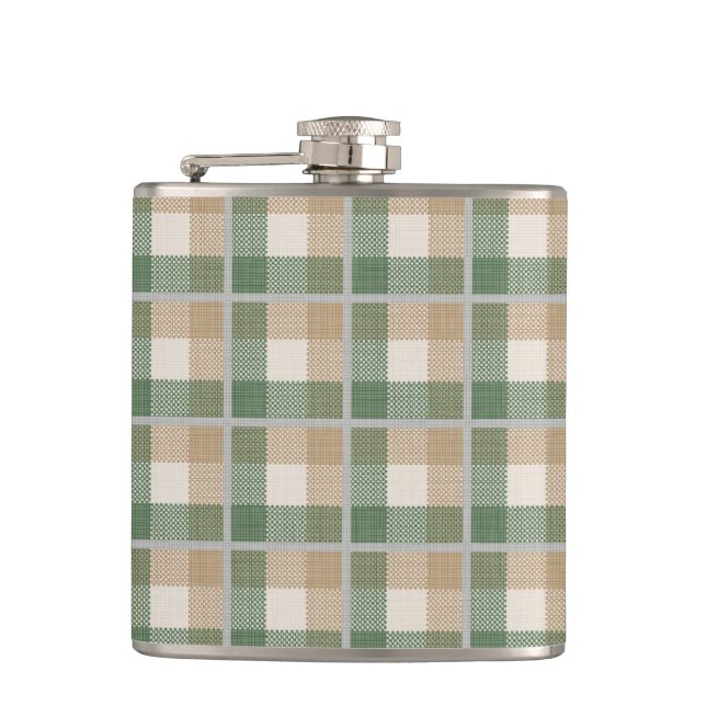 Tartan Hip Flask (Front)
