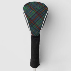 Tartan in blue, orange, green... golf head cover