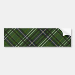 Tartan in green bumper sticker