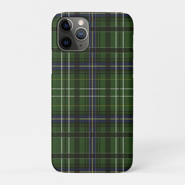Tartan in green Case-Mate iPhone case (Back)
