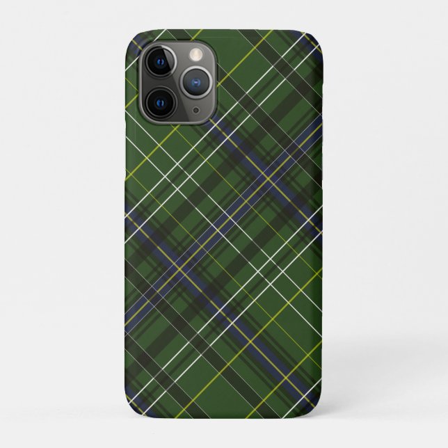 Tartan in green Case-Mate iPhone case (Back)