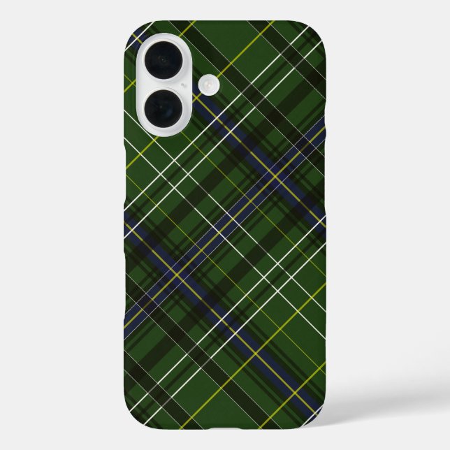 Tartan in green Case-Mate iPhone case (Back)
