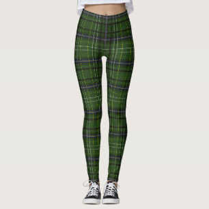 Tartan in green leggings