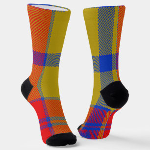 Tartan Inspired Plaid Socks