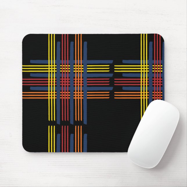 Tartan Mouse Mat (With Mouse)