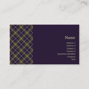 Tartan No. 0019 Business Card