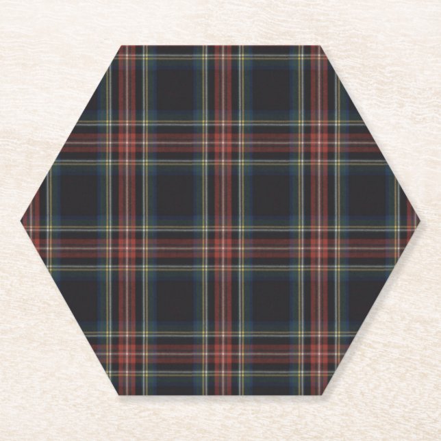 Tartan Paper Coaster (Front)