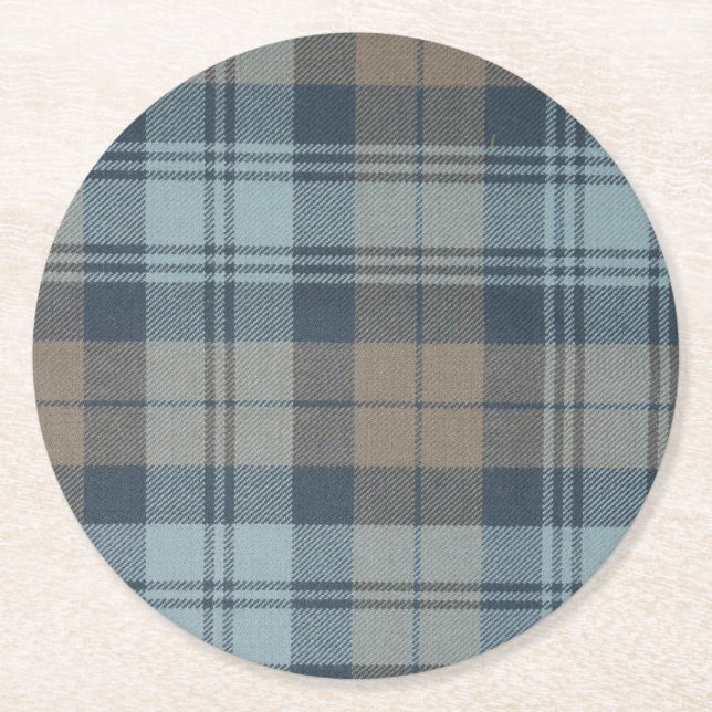 Tartan Paper Coaster (Front)