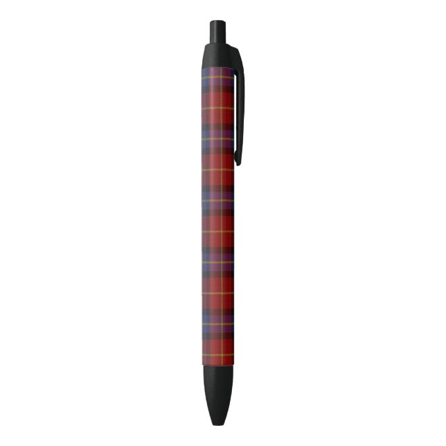 Tartan pattern black ink pen (Bottom (Vertical))
