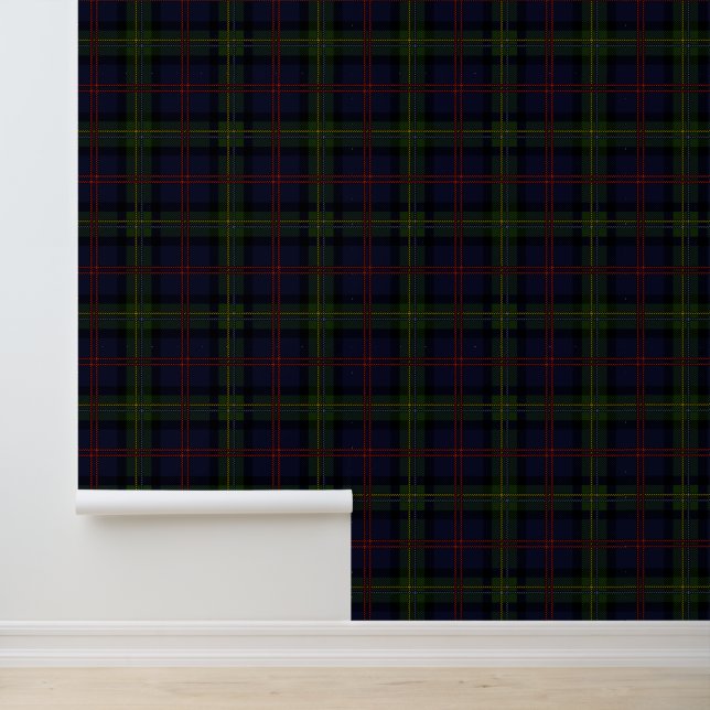 Tartan Pattern Plaid Rustic Elegant Wallpaper (Application)