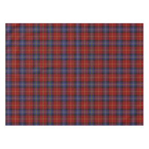 Tartan pattern tablecloth