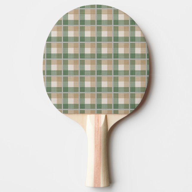Tartan Ping Pong Paddle (Front)