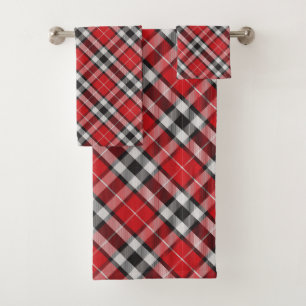 Tartan Plaid Bath Towel Set