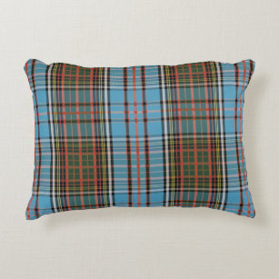 Teal tartan hot sale cushions