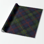Tartan Plaid Clan Malcolm Scottish Pattern Wrapping Paper<br><div class="desc">Classic tartan clan Malcolm plaid purple olive green black check to make your gifts a complete package for all occasions</div>