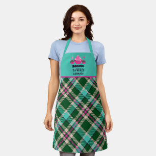Tartan Plaid Cupcake Cake Pops Apron