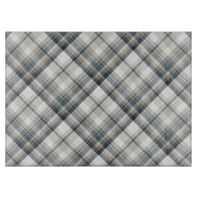Tartan Plaid Cutting Board (Front)