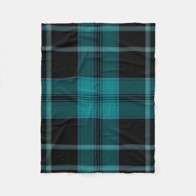 Tartan Plaid Fleece Blanket (Front)