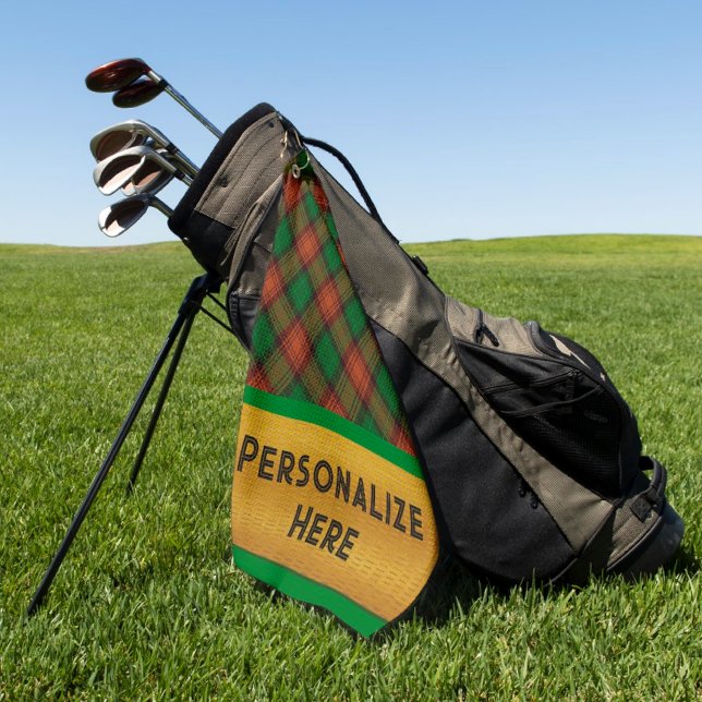 Tartan Plaid Golf Gifts for All  Golf Towel (Creator Uploaded)
