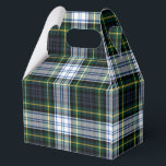 Tartan Plaid Gordon Green Check Party Favour Box<br><div class="desc">Complete your gifting needs with this cute plaid clan Gordon tartan pattern Favour box for any special occasion including birthdays,  anniversaries,  holidays</div>