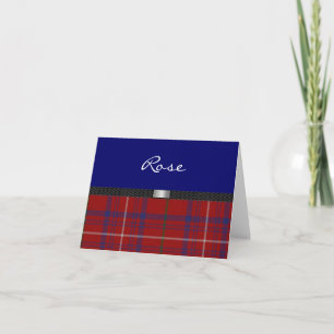 Tartan Plaid Note card