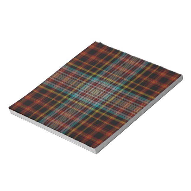 Tartan Plaid Notepad (Rotated)