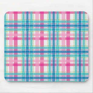 Tartan, plaid pattern mouse mat