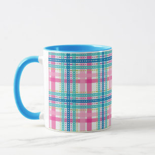 Tartan, plaid pattern mug