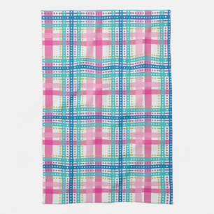 Tartan, plaid pattern tea towel
