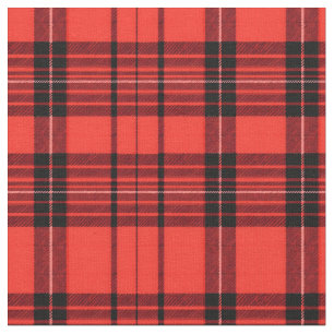 Tartan Plaid Red Traditional Modern Collection Fabric