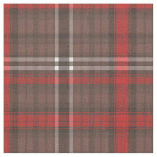 Tartan Plaid Red Traditional Trendy Collection Fabric