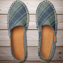 Tartan Plaid - Slate Green and Navy Blue