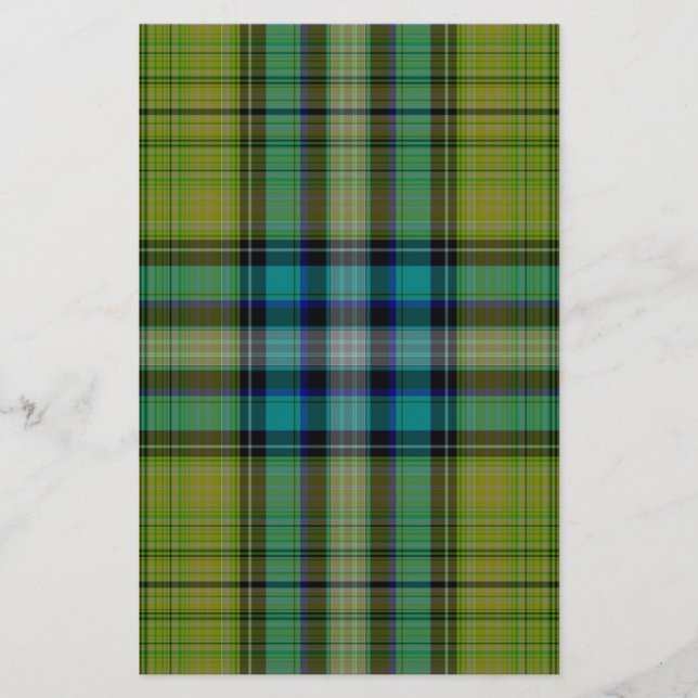 Tartan Plaid Stationery (Front)