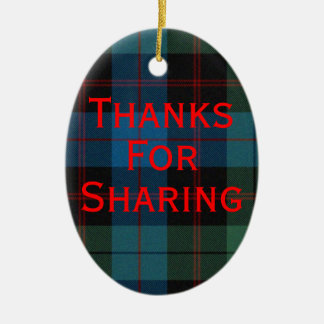 Tartan Program Ornament