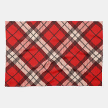 Tartan Red Plaid Kitchen Towel