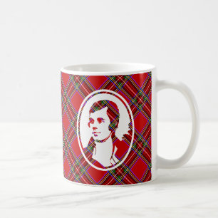 Tartan Scotland's Bard Rabbie Burns Coffee Mug