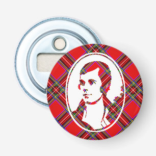 Tartan Scotland's Bard Robbie Burns Bottle Opener
