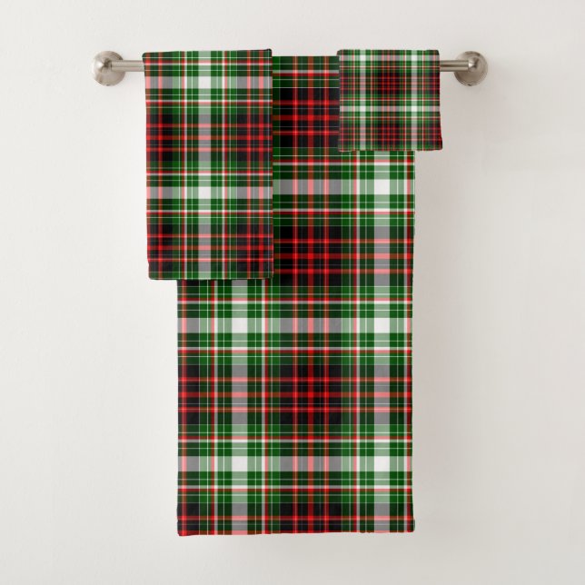 Tartan, Scottish, Country Plaid Bath Towel Set (Insitu)