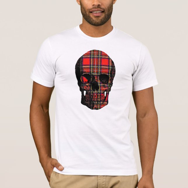 Tartan Skull T-Shirt (Front)