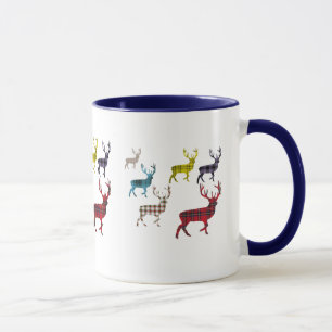 Tartan Stag Mug