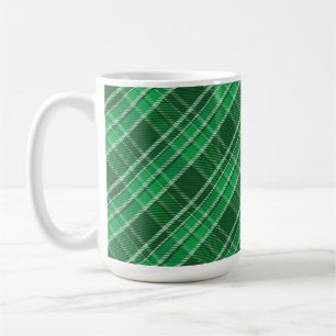 Tartan Swahili Green Plaid Pattern-88675 Coffee Mug